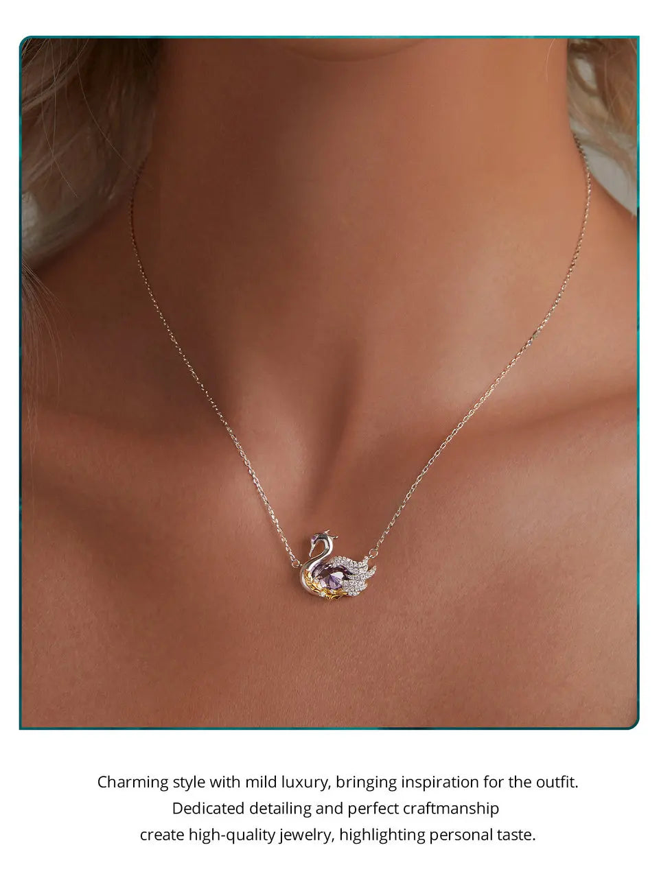 SWAN ELEGANCE NECKLACE